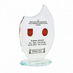 Şeffaf Kristal Plaket - PRT08