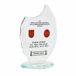 Şeffaf Kristal Plaket - PRT08