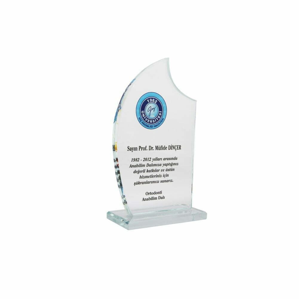 Şeffaf Kristal Plaket - PRT11