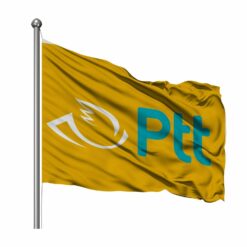 Özel Logolu Alpaka Gönder Bayrak Flama 100x150