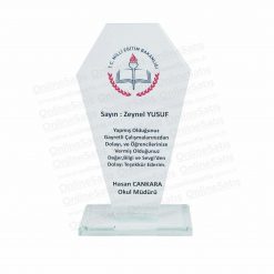 Kristal Plaket Safir