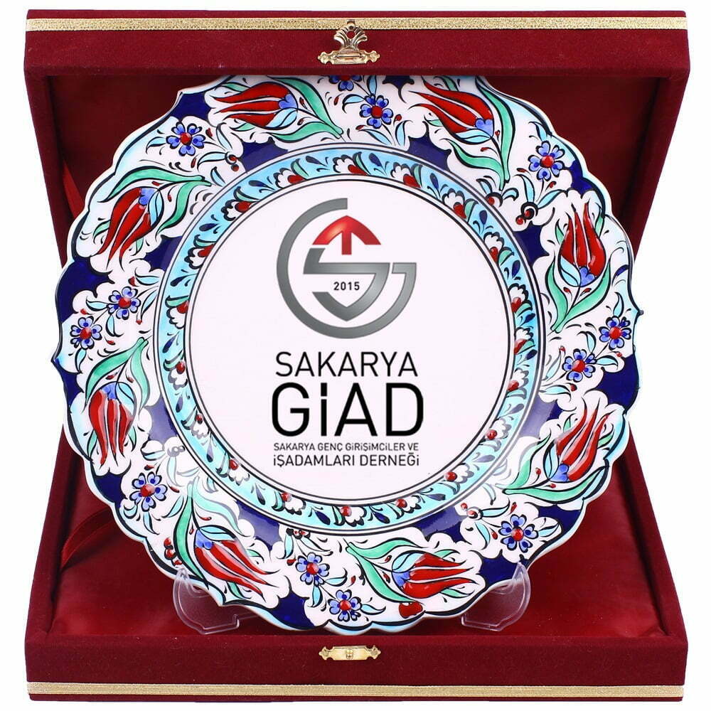 Samur Çini Seramik Tabak Plaket - 01