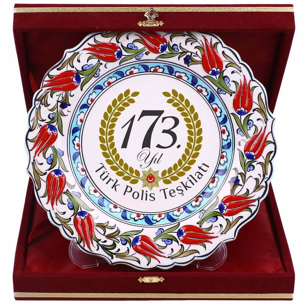 Samur Çini Seramik Tabak Plaket - 03 1 Samur Çini Seramik Tabak Plaket - 03