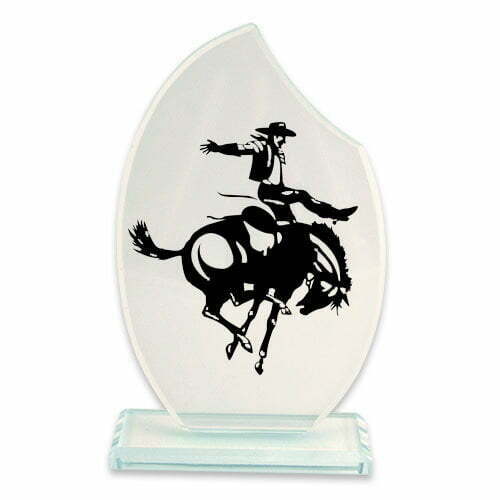 Kristal Plaket Kenarı Kesik Oval - Görsel 3