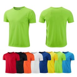 Alternative view of Logo Baskılı Beyaz Bisiklet Yaka Mikro Polyester Nefes Alan Tişört