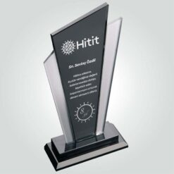 Vip Kristal Cam Çalışma Yılı Tebrik Plaketi