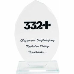 Kristal Plaket Damla