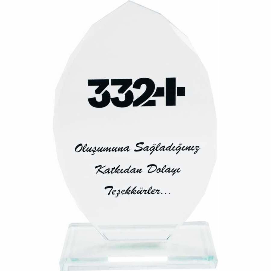 Kristal Plaket Damla