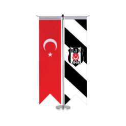 T Tipi Kırlangıç Masa Bayrağı (Direkli)