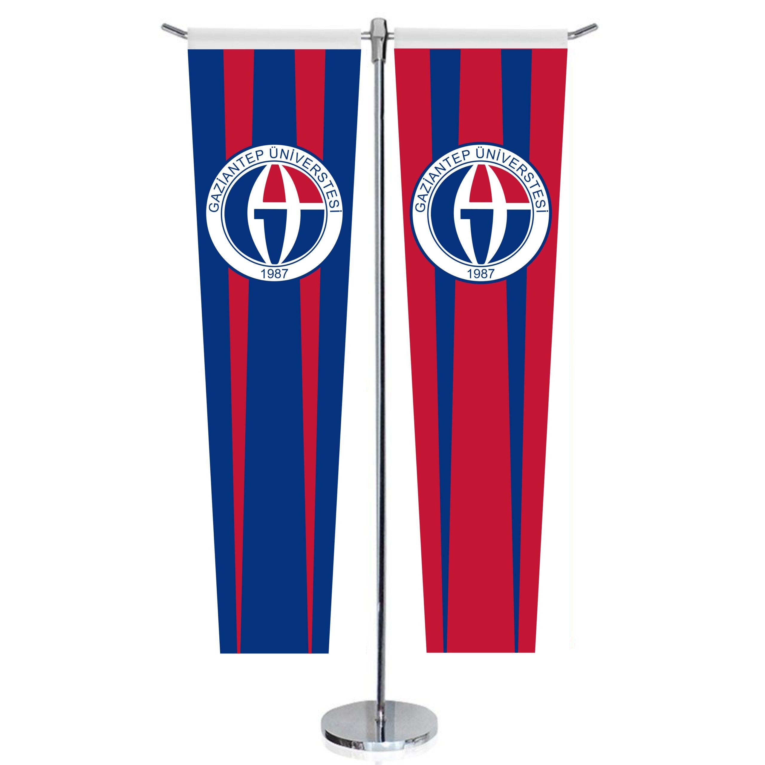 T Tipi Üçgen Kesim Masa Bayrağı (Direkli) 1 T Tipi Üçgen Kesim Masa Bayrağı (Direkli)