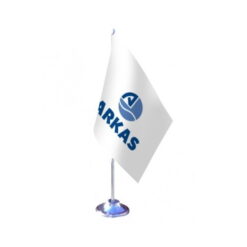 Özel Logolu Tekli Masa Bayrağı