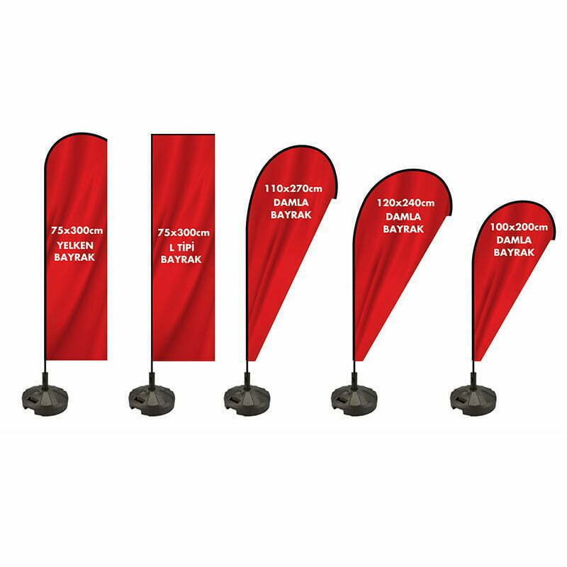 Damla Bayrak 120x240 cm 2 Damla Bayrak 120x240 cm - Görsel 2