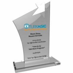 Yıldızlı Kristal Cam En İyi En Yeni Başarı Tebrik Plaketi