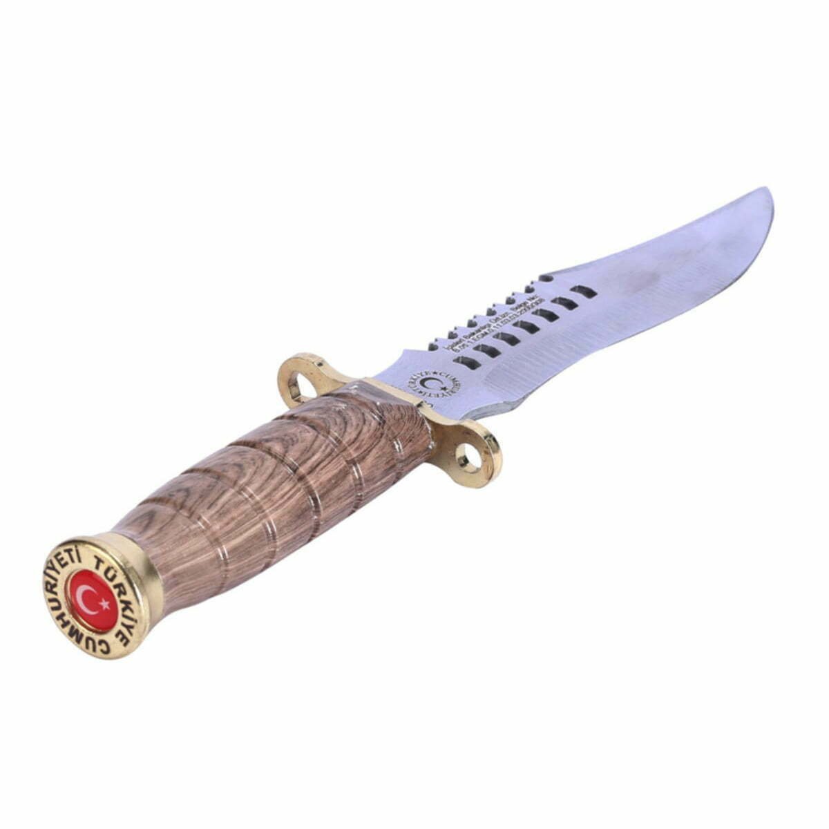 Askeri Ceviz Kurt Modeli Komando ve Av Bıçağı - Görsel 5