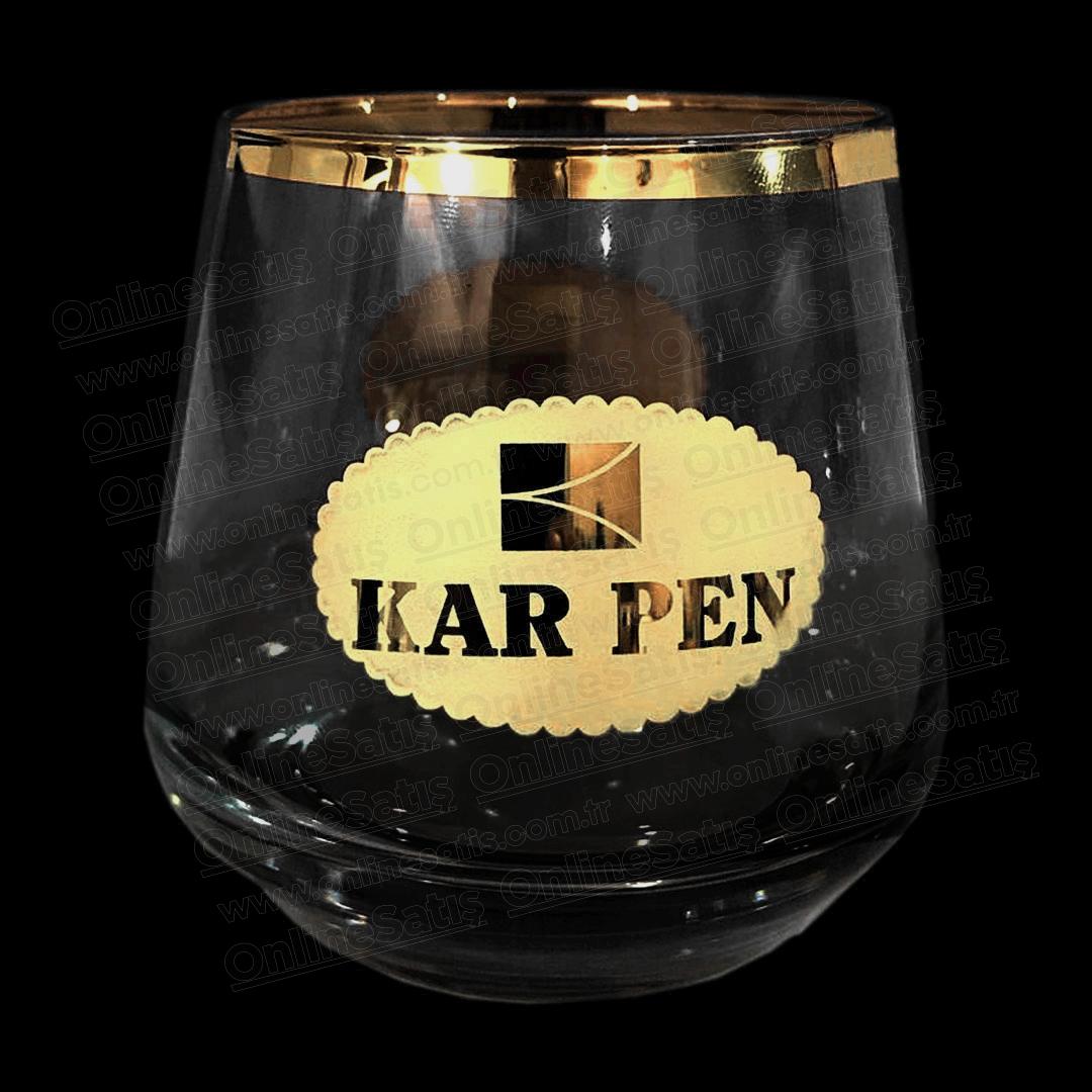 Gold Kumlama Logolu Meşrubat (Nektar) Bardağı 1 Gold Kumlama Logolu Meşrubat (Nektar) Bardağı