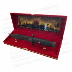 Kadife Kutulu Siyah Büyük Bıçaklı Plaket