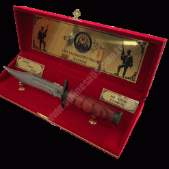 Kadife Kutulu Standart Bıçaklı Büyük Plaket