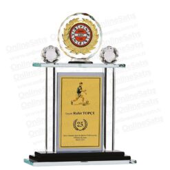 Alternative view of Kristal Cam Sütunlu Kubbeli Ödül Plaketi