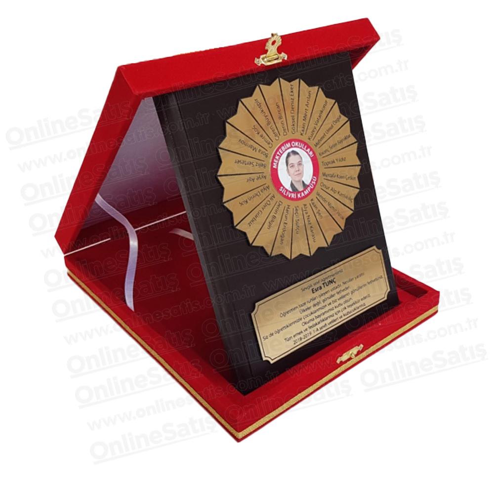 Öğretmene Hediye Ahşap Albüm Plaket - Görsel 4