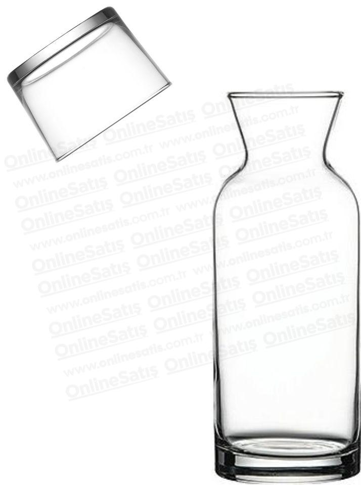 Karaf Başucu Bardaklı Logolu Sürahi 700 ML 2 Karaf Başucu Bardaklı Logolu Sürahi 700 ML - Görsel 2