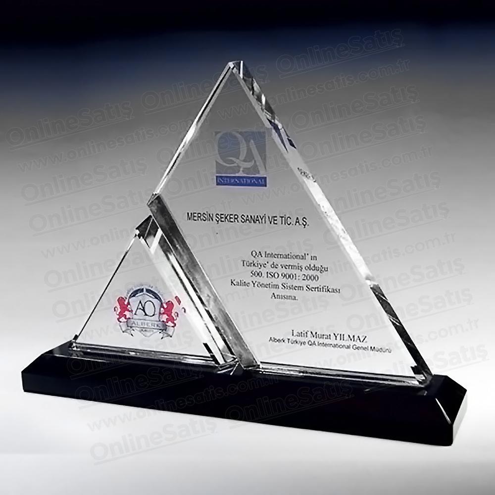 Kristal Cam Anı Ödülü Plaketi