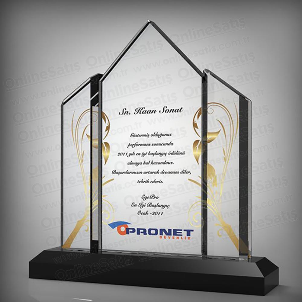 Kristal Cam Performans Ödülü Plaketi 2 Kristal Cam Performans Ödülü Plaketi - Görsel 2