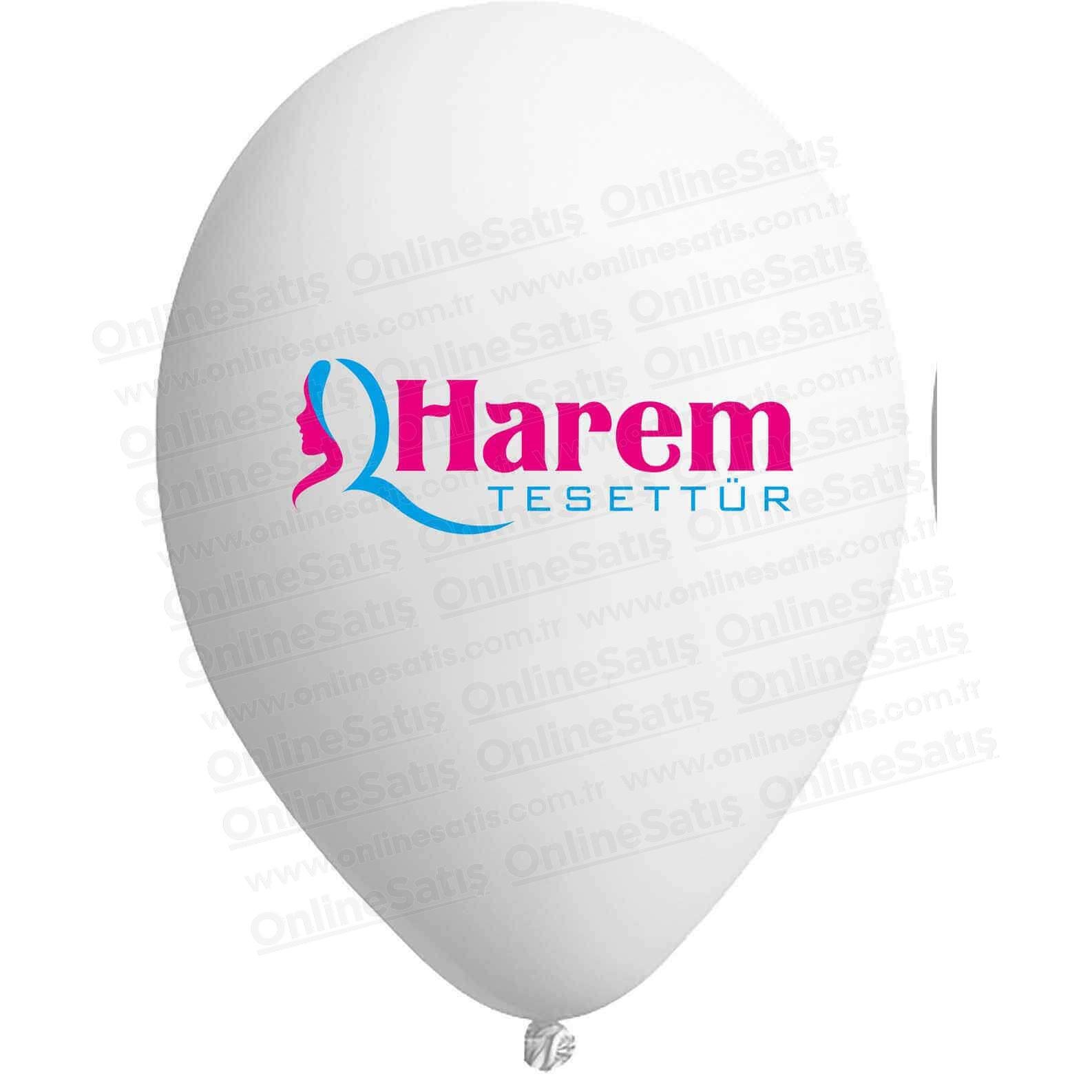İki Renk Logo Baskılı Balonlar - Görsel 3