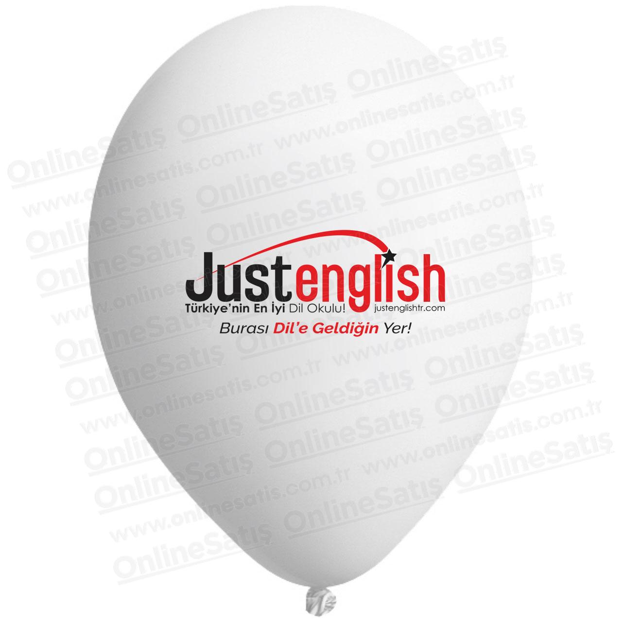 İki Renk Logo Baskılı Balonlar - Görsel 2