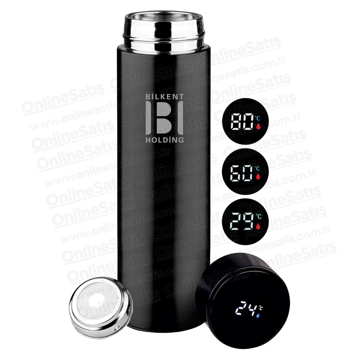 Logo ve İsim Baskılı Metal Dereceli Termosa 1 Logo ve İsim Baskılı Metal Dereceli Termosa