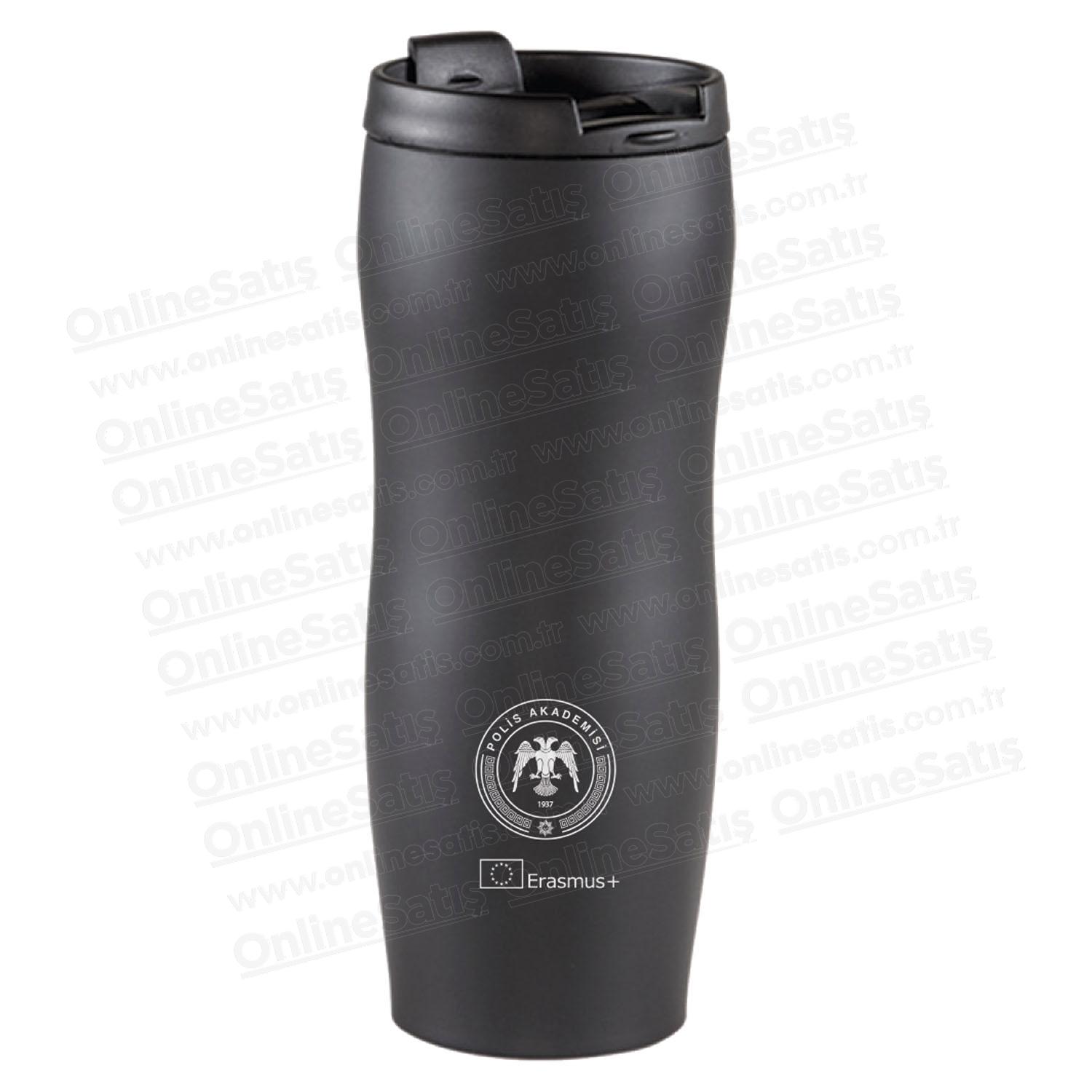 Logo ve İsim Baskılı Metal Termos 420 ML 1 Logo ve İsim Baskılı Metal Termos 420 ML