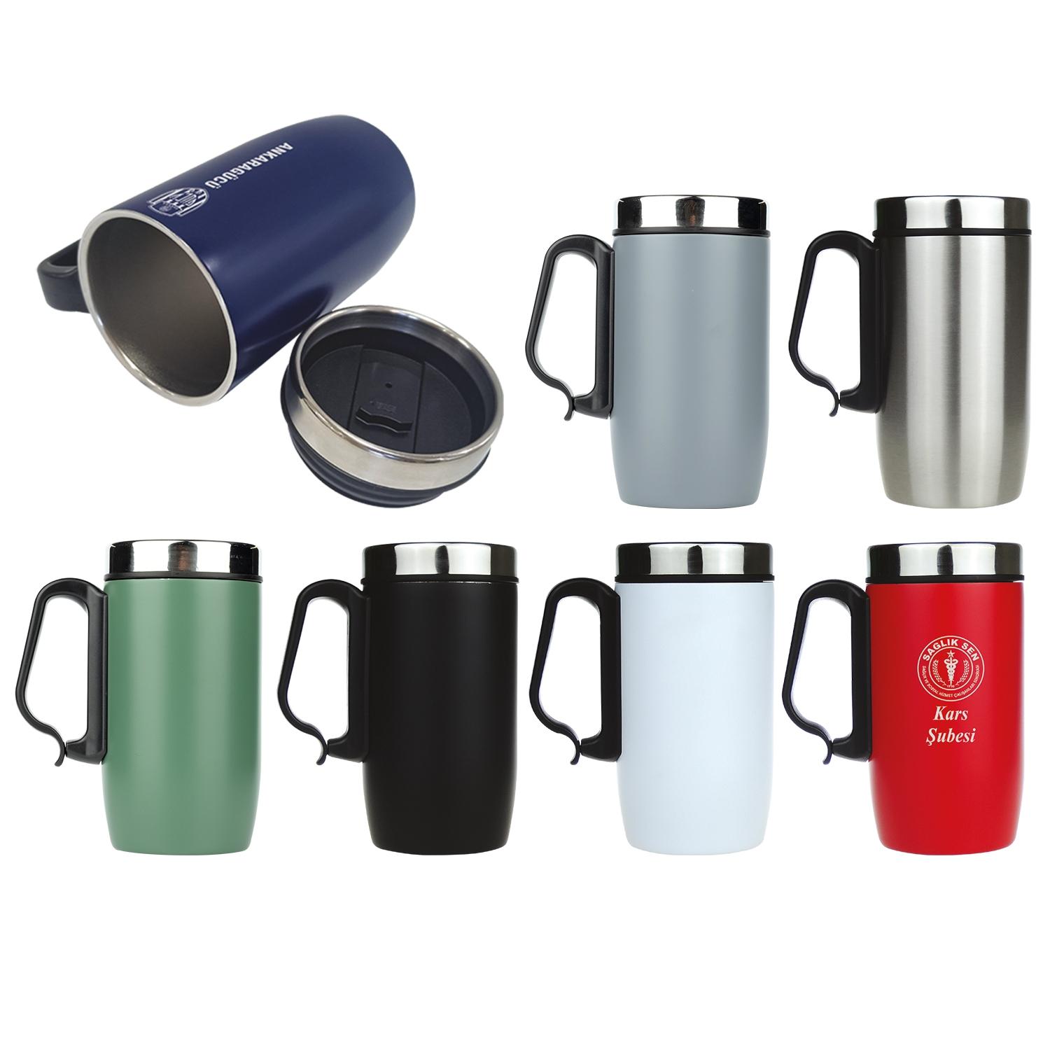 Logo ve İsim Baskılı Termos Tipi Çelik Bardak 240 ML 1 Termos Tipi Çelik Bardak 240 Ml