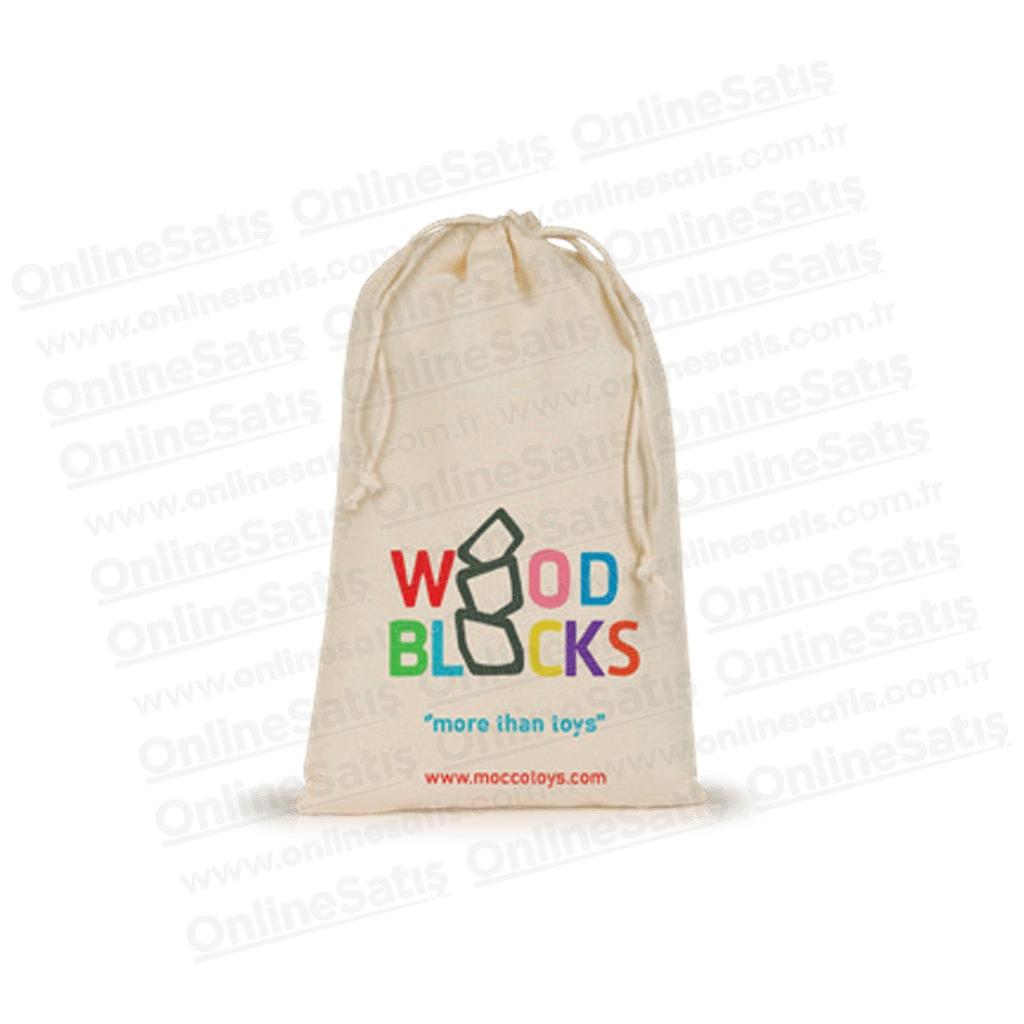 Ham Bez Büzgülü Kese 10x15 cm 3 Ham Bez Büzgülü Kese 10x15 cm - Görsel 3