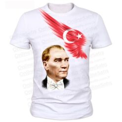 23 Nisan Baskılı Sıfır Yaka Tişört