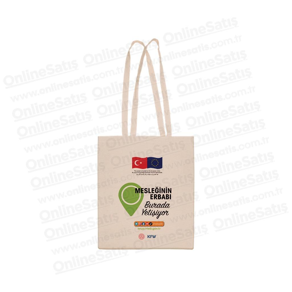 Ham Bez Çanta Uzun Kulp 25x30 cm 5 Ham Bez Çanta Uzun Kulp 25x30 cm - Görsel 5