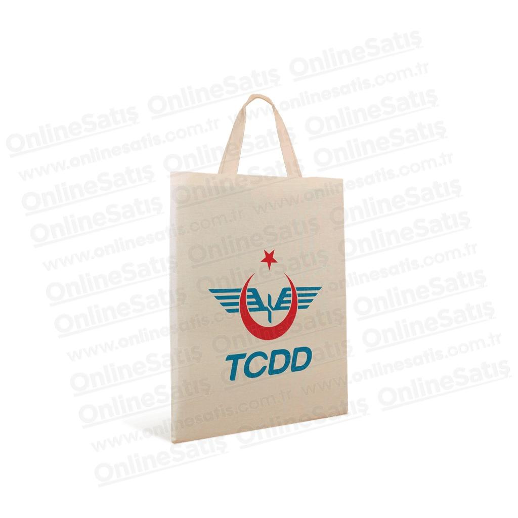 Ham Bez Kısa Kulp Çanta - 35x40 cm 2 Ham Bez Kısa Kulp Çanta - 35x40 cm - Görsel 2