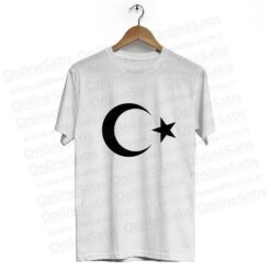 Ay Yıldız Bisiklet Yaka Tişört