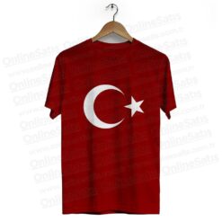 Ay Yıldız Bisiklet Yaka Tişört