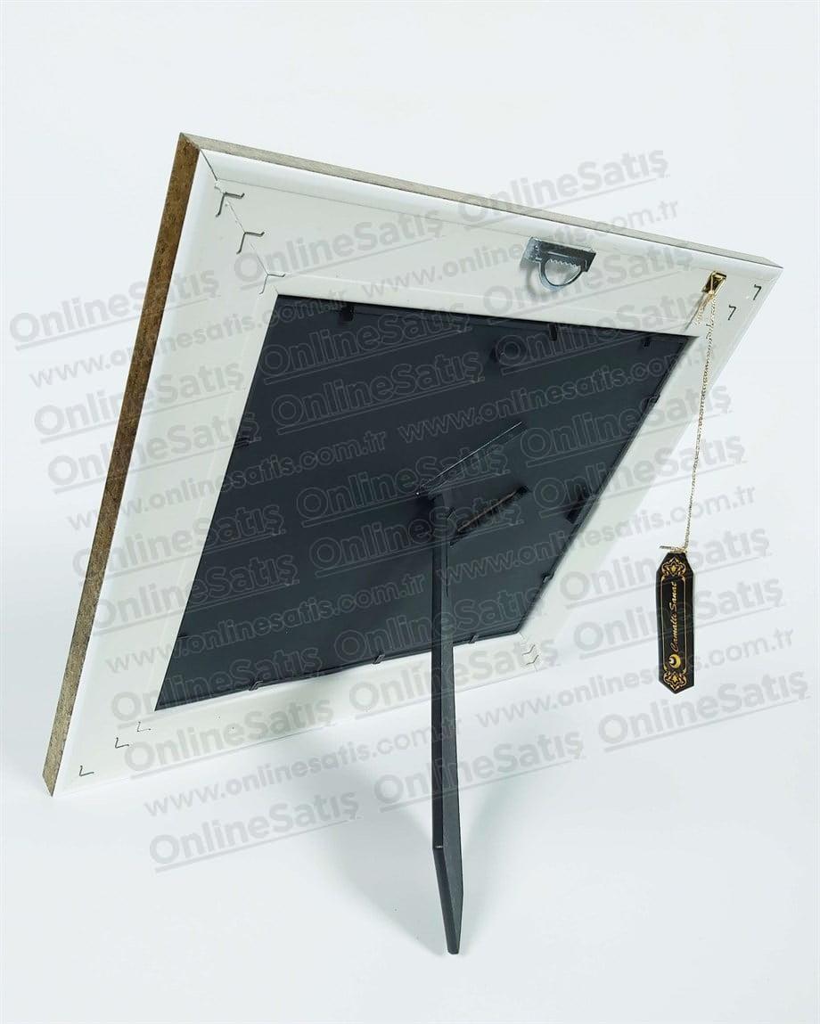 Nazar Ayeti Kalem Suresi 51. ve 52. Ayet Camaltı Tekniğinde Hat Tablo 4 Nazar Ayeti Kalem Suresi 51. ve 52. Ayet Camaltı Tekniğinde Hat Tablo - Görsel 4