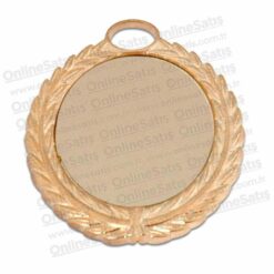 Çelenkli Altın Madalya 6 CM