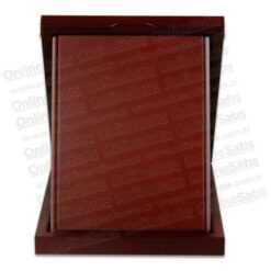 Ahşap Kutulu Plaket 15x20 Dik 8 Ahşap Kutulu Plaket 15x20 Dik