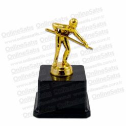 Bilardo Figürlü Ödül Kupası