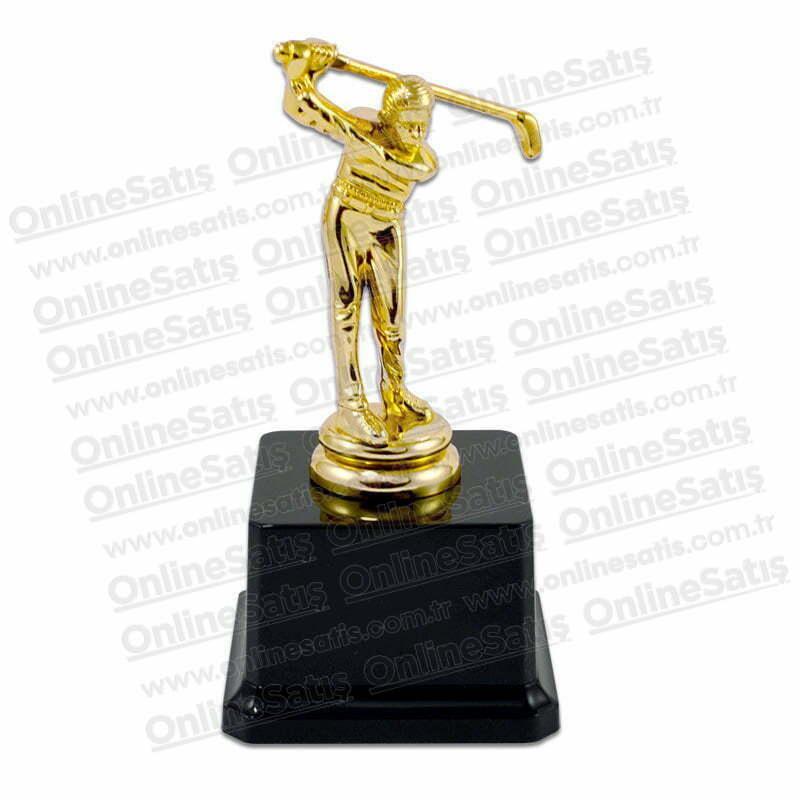 Golf Figürlü Ödül Kupası