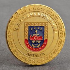 Kişiye Özel Üretim Askeri Hatıra Gold Madalyası