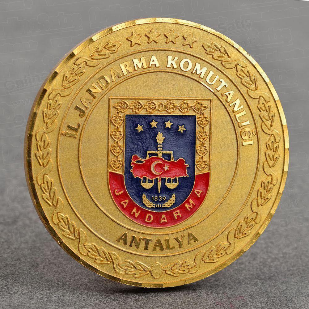 Kişiye Özel Üretim Askeri Hatıra Gold Madalyası 1 Kişiye Özel Üretim Askeri Hatıra Gold Madalyası