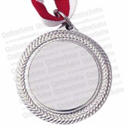 Kurdelalı Gümüş Metal Madalya