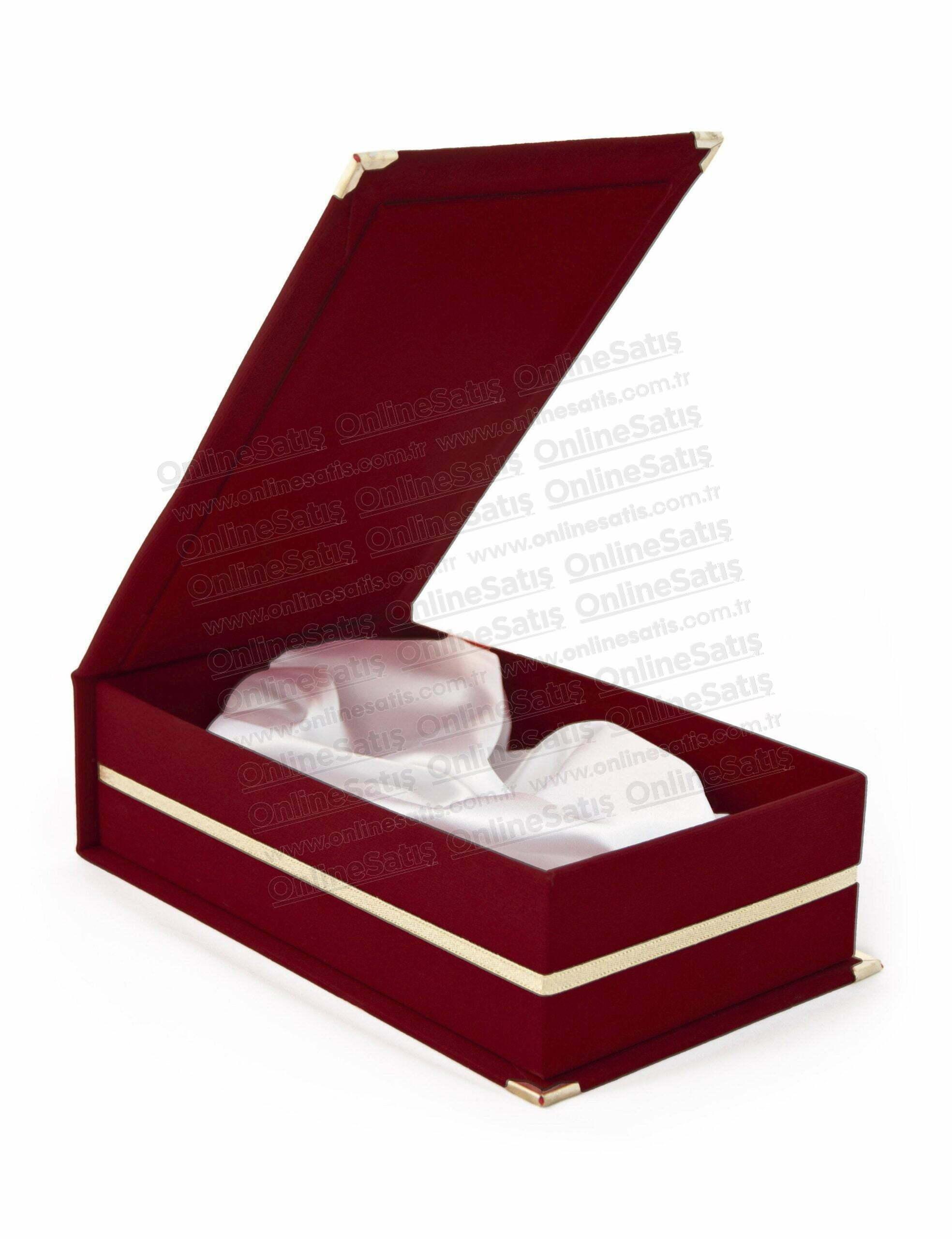 Bordo Kadife Kristal Plaket Kutusu (Özel Sipariş) 1 Bordo Kadife Kristal Plaket Kutusu (Özel Sipariş)