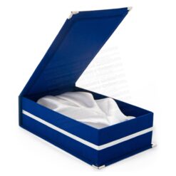 Lacivert Kadife Kristal Plaket Kutusu