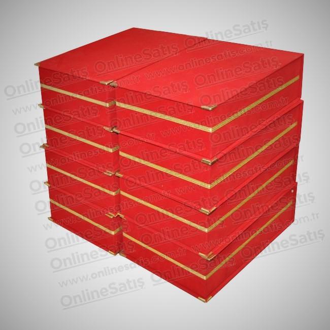 Kırmızı Kadife Kristal Plaket Kutusu 3 Kırmızı Kadife Kristal Plaket Kutusu - Görsel 3