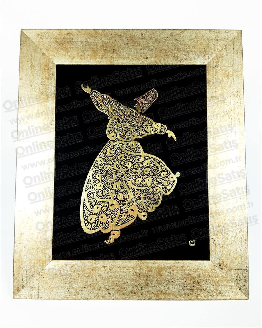 Mevlevi Camaltı Tekniğinde Hat Tablo 2 Mevlevi Camaltı Tekniğinde Hat Tablo - Görsel 2