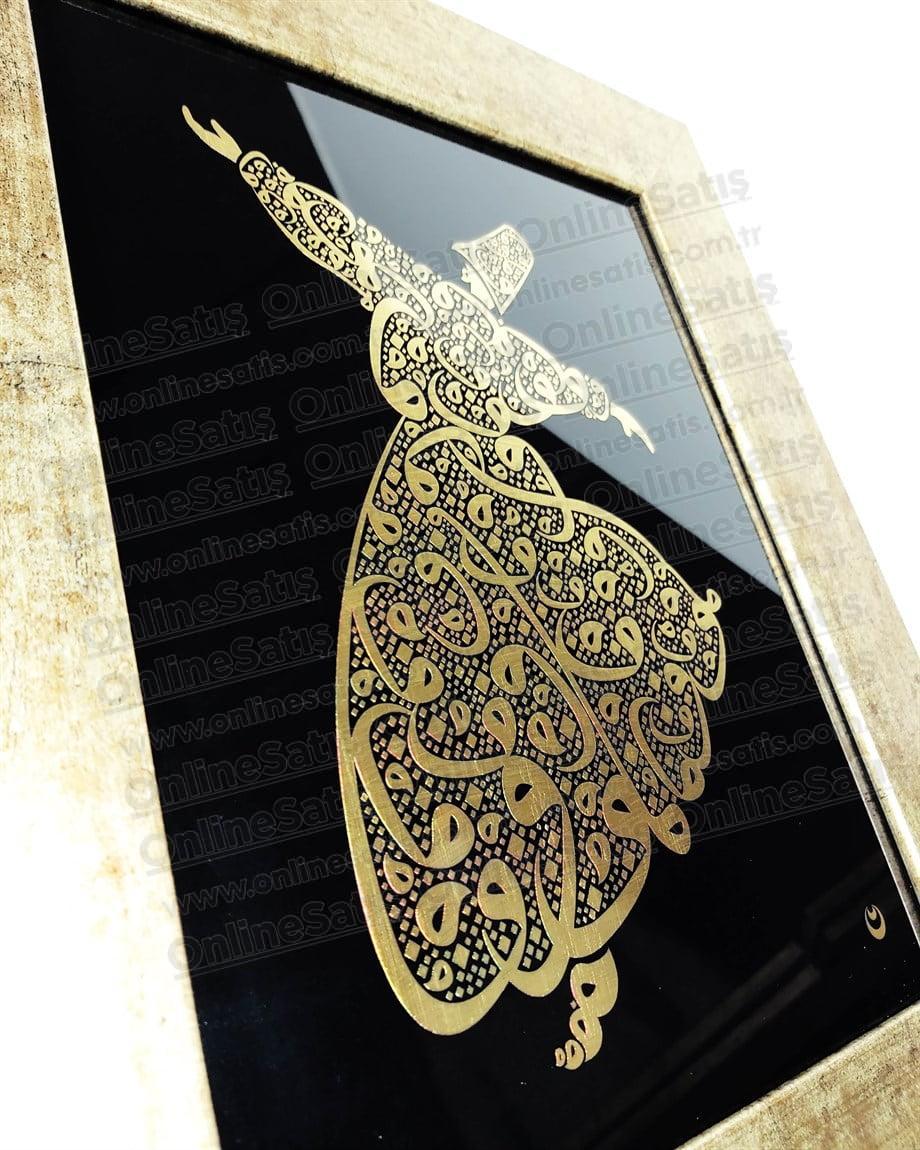 Mevlevi Camaltı Tekniğinde Hat Tablo 3 Mevlevi Camaltı Tekniğinde Hat Tablo - Görsel 3